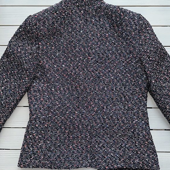 NWOT J. Crew Going Out Blazer in Pink Confetti Tweed size 2 - Picture 9 of 12